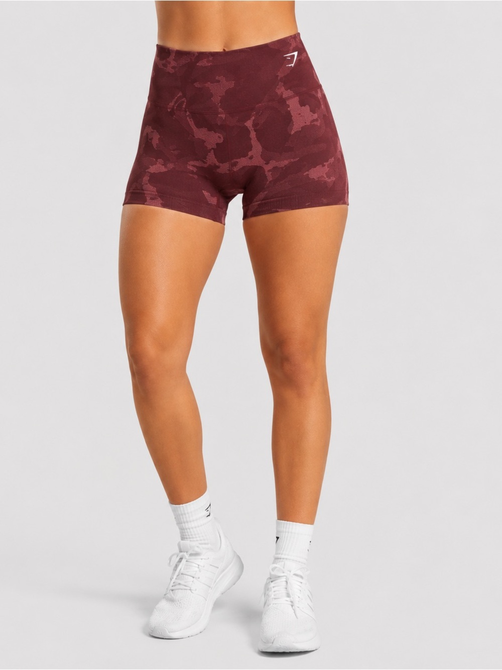 Gymshark Adapt Camo Seamless Scrunch High-Waist Athletic Shorts